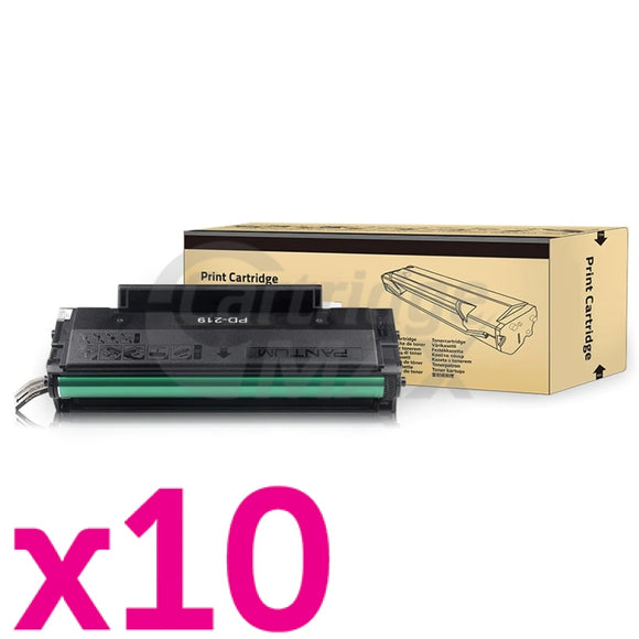 10 x Original Pantum PD-219 Black Toner Cartridge