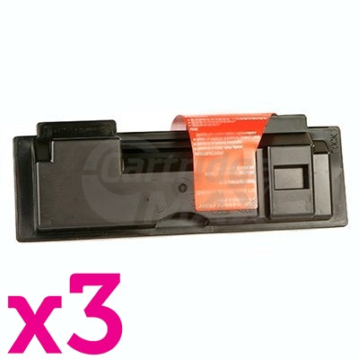 3 x Compatible TK-60 Black Toner Cartridge For Kyocera FS-1800, FS