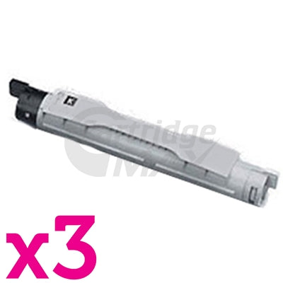 3 x Fuji Xerox DocuPrint C2535A Generic Black Toner Cartridge - 9,000 pages (CT200655)