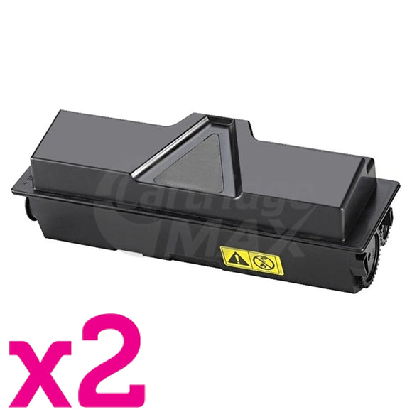 2 x Compatible TK-1134 Black Toner Cartridge For Kyocera FS-1030MFP, FS-1130MFP