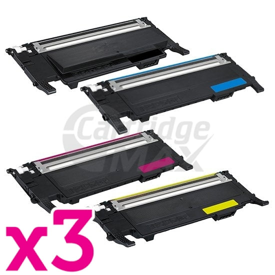3 sets of 4-Pack Generic Samsung CLP-310 CLP-315 CLX-3170 CLX-3175 Cartridge CLT-P409C [3BK,3C,3M,3Y]