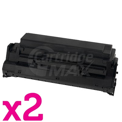 2 x Lexmark 13T0101 Generic Black Laser Toner Cartridge