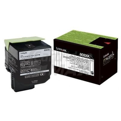 1 x Lexmark (80C8XK0) Original CX510 Black Extra High Yield Toner Cartridge