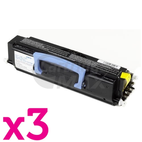 3 x Dell 1720 Black (High Yield) Generic Laser Toner Cartridge