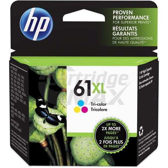 HP 61XL Original Colour High Yield Inkjet Cartridge CH564WA - 330 Pages