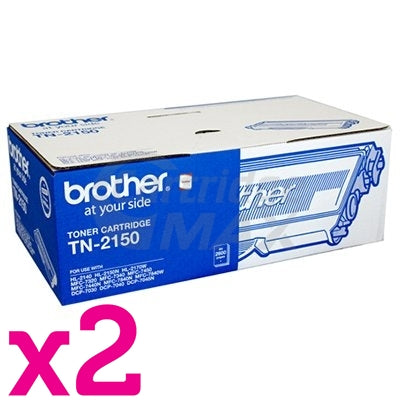 2 x Brother TN-2150 Original Toner