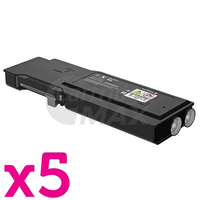 5 x Fuji Xerox DocuPrint CP405D, CM405DF Generic Black Toner Cartridge - 11,000 pages (CT202033)