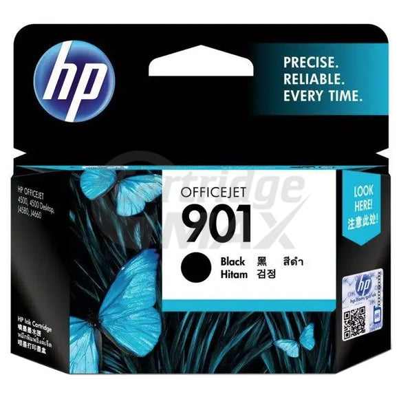 HP 901 Original Black Inkjet Cartridge CC653AA - 200 Pages