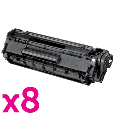 8 x Canon FX-9 Black Generic Toner Cartridge