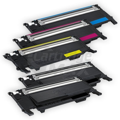 5-Pack Generic Samsung CLP-310 CLP-315 CLX-3170 CLX-3175 Cartridge CLT-P409C [2BK,1C,1M,1Y]