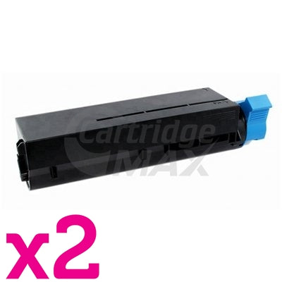 2 x OKI B411/431/MB471/479 Generic Black Toner Cart (44574703)