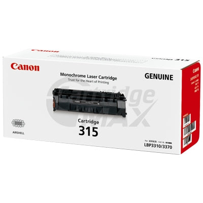 1 x Canon CART-315 Black Original Toner Cartridge 3,000 Pages