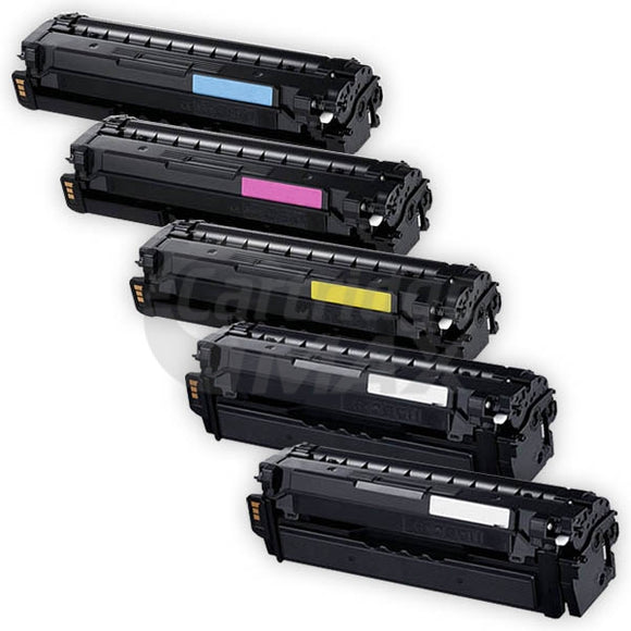 5 Pack Generic Samsung SLC2620 SLC2670 SLC2680 Toner Cartridge Set CLT-505L [2BK,1C,1M,1Y]