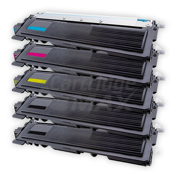 5-Pack Brother TN-240  Generic Toner Combo [2BK,1C,1M,1Y]