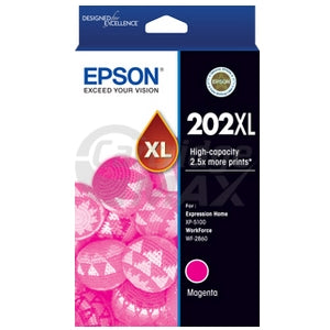 Epson 202XL Original Magenta High Yield Ink Cartridge [C13T02P392]