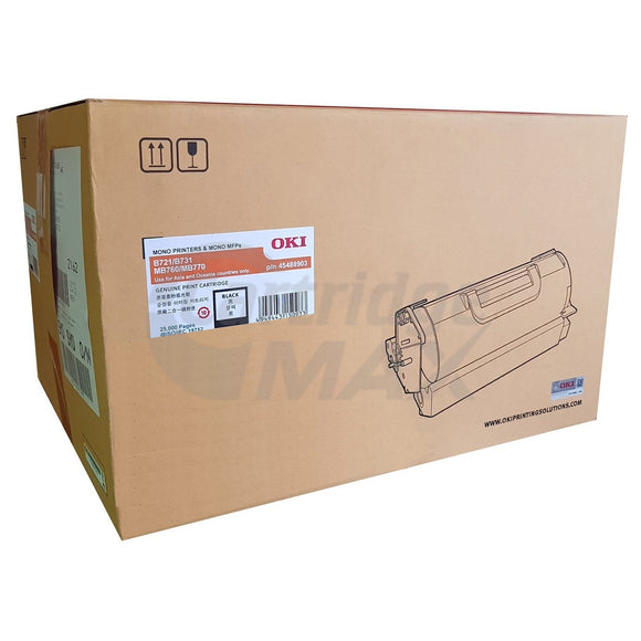 OKI Original B721 B731 MB760 MB770 Black Toner Cartridge - 25,000 pages (45488903)