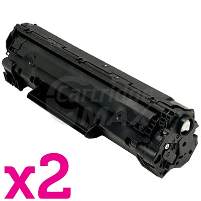 2 x Canon CART-312 Black Generic Toner Cartridge 2,000 Pages(Extra High Capacity)