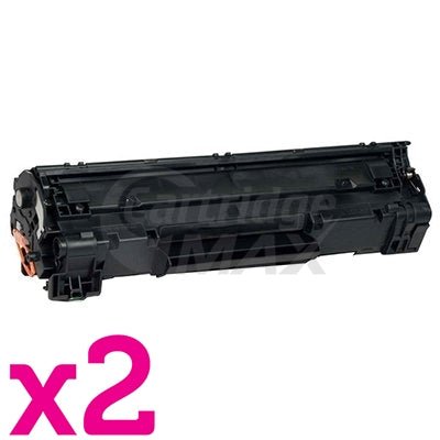 2 x Canon CART-313 Black Generic Toner Cartridge 2,000 Pages