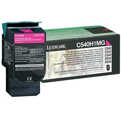 Lexmark (C540H1MG) Original C540 / C543 / C544 / C546 / X543 / X544 / X546 Magenta HY Toner Cartridge