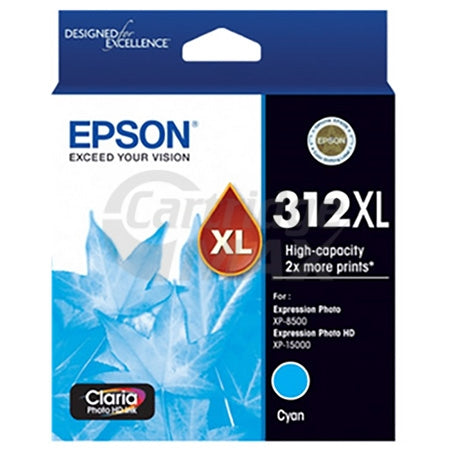 Epson 312XL (C13T183292) Original Cyan High Yield Inkjet Cartridge