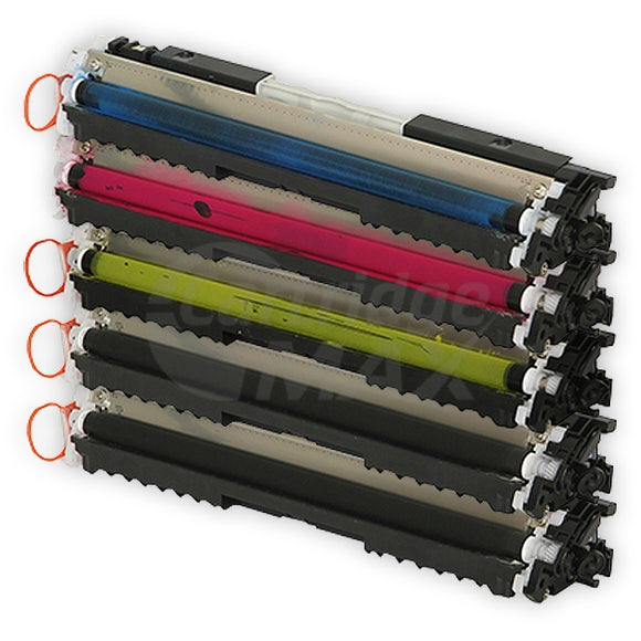 5 Pack HP CF350A-CF353A (130A) Generic Toner Cartridges [2BK,1C,1M,1Y]