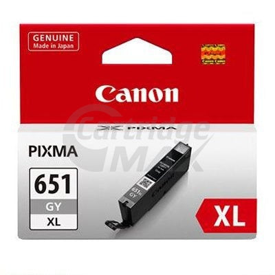 Canon CLI-651XLGY Original Grey High Yield Inkjet Cartridge
