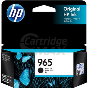 HP 965 Original Black Inkjet Cartridge 3JA80AA - 1,000 Pages