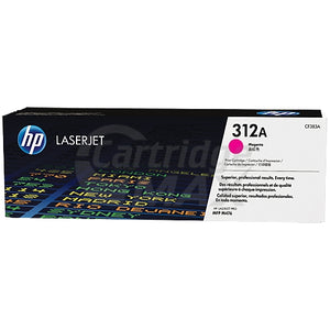 HP CF383A (312A) Original Magenta High Yield Toner Cartridge - 2,700 Pages