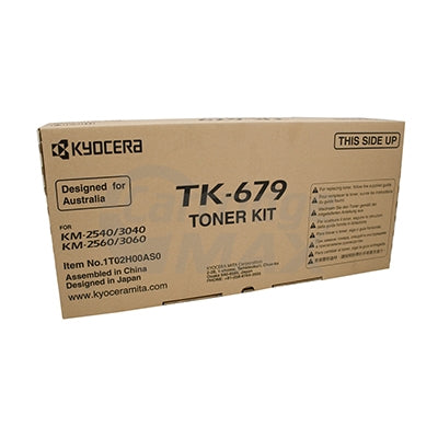 1 x Original Kyocera TK-679 Black Toner KM2560, KM3060, TASKalfa 300i - 20,000 Pages