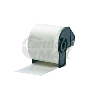 Brother DK-11202 Generic Black Text on White Die-Cut Paper Label Roll 62mm x 100mm - 300 labels per roll