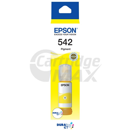 Original Epson T542 DURABRite EcoTank Yellow Ink Bottle C13T06A492