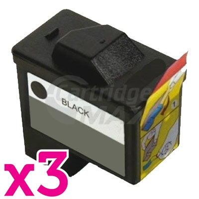 3 x Dell 720 A920 Black (T0529) Generic Inkjet Cartridge