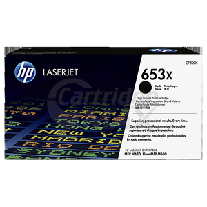 HP CF320X (653X) Original Black High Yield Toner Cartridge  - 21,000 Pages