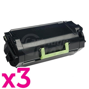 3 x Lexmark (52D3H00) Generic MS810 / MS811 / MS812 Black High Yield Toner Cartridge
