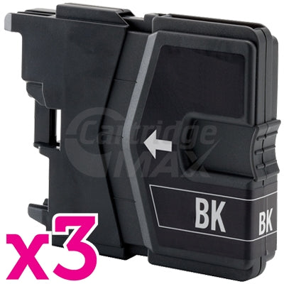 3 x Brother LC-39BK Generic Black(High-Capacity)