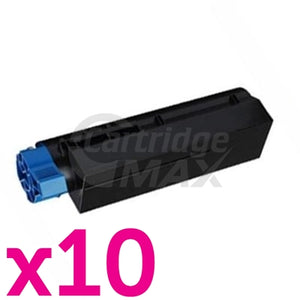 10 x OKI Generic B432 B512 MB472 MB492 MB562 B412 Black High Yield Toner Cartridge - 7,000 pages (45807107)