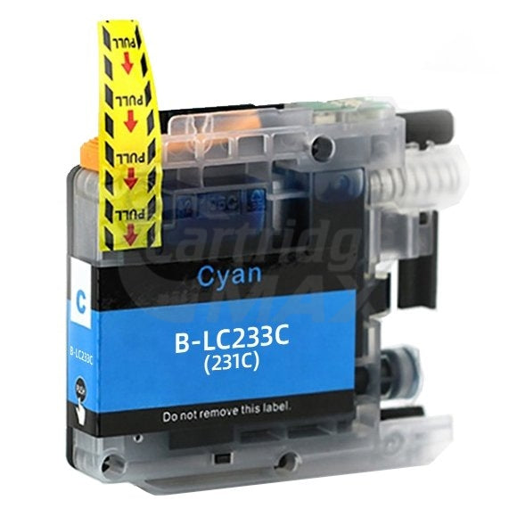 Brother LC-233C Cyan Generic Ink Cartridge