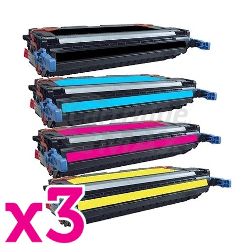 3 sets of 4 Pack HP Q7560A-Q7563A (314A) Generic Toner Cartridges [3BK,3C,3M,3Y]