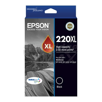 Epson 220XL Original Black High Yield Ink Cartridge [C13T294192]