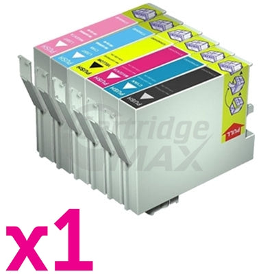 6 Pack Generic Epson T5591-T5596 Ink Cartridge series [1BK,1C,1M,1Y,1LC,1LM]