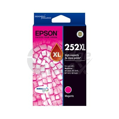 Epson 252XL Original Magenta High Yield Ink Cartridge - 1,100 pages [C13T253392]