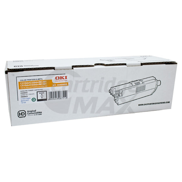 OKI Original C310DN / C330DN / MC361 / MC362DN / C331DN Black Toner Cartridge - 3,500 pages (44469805)