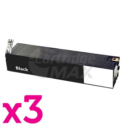 3 x HP 981X Generic Black High Yield Inkjet Cartridge L0R12A - 11,000 Pages