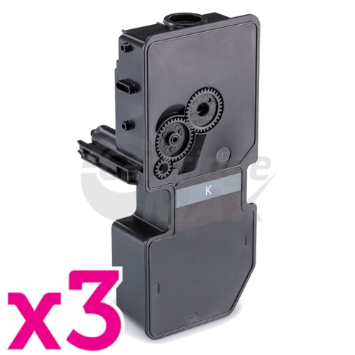 3 x Compatible for TK-5244K Black Toner Cartridge suitable for Kyocera Ecosys M5526, P