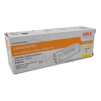 Original OKI MC852 Yellow Toner - 7,000 pages (44643021)