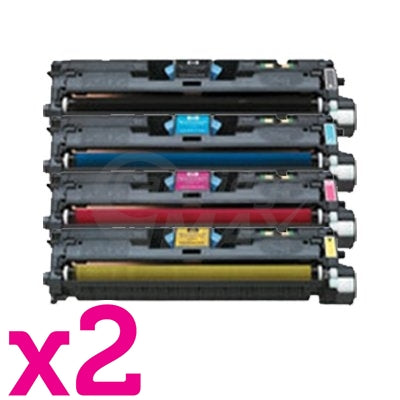 2 sets of 4-Pack Generic Laser Toner Cartridge Combo for Canon LBP 2410