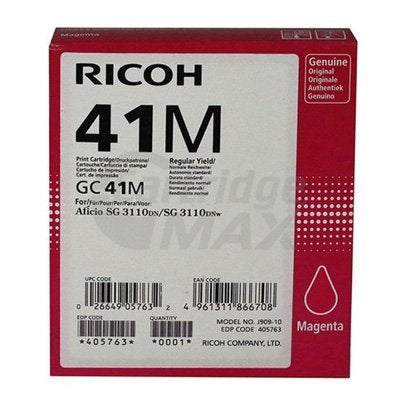 Ricoh SG-3110DNW SG-7100DN Original GC41M Magenta Ink Cartridge [405763]