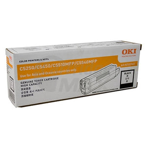 OKI C5250 / 5450 / 5510MFP / 5540MFP Original Black Toner Cartridge - 5,000 pages (42127461)