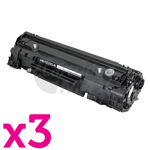 3 x HP CE285A (85A) Generic Black Toner Cartridge - 1,600 Pages