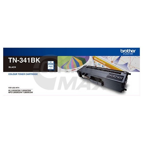 Original Brother TN-341BK Black Toner Cartridge